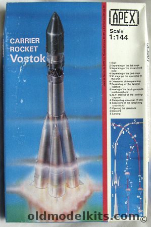 Apex 1/144 Vostok  Yuri Gagarin Space Rocket, ML1001 plastic model kit